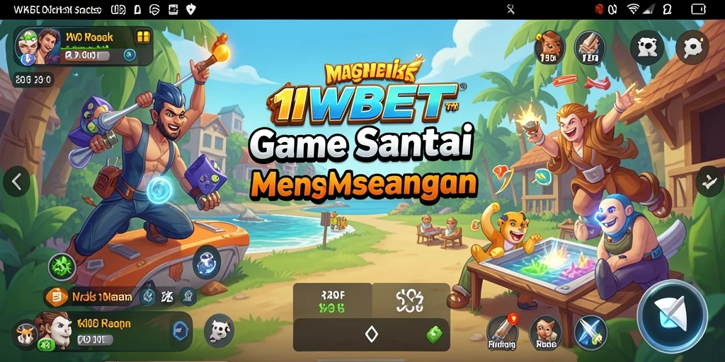 Tampilan screenshot utama 11WBET menampilkan gameplay yang santai dan menghibur.