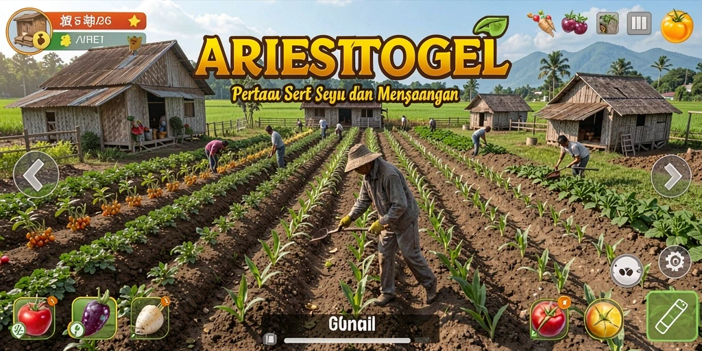 Tampilan gameplay ARIESTOGEL yang menakjubkan dan penuh warna.