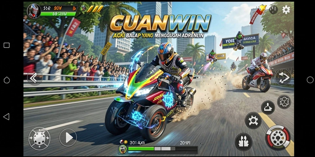 Gameplay seru dan mendebarkan di balapan CUANWIN.