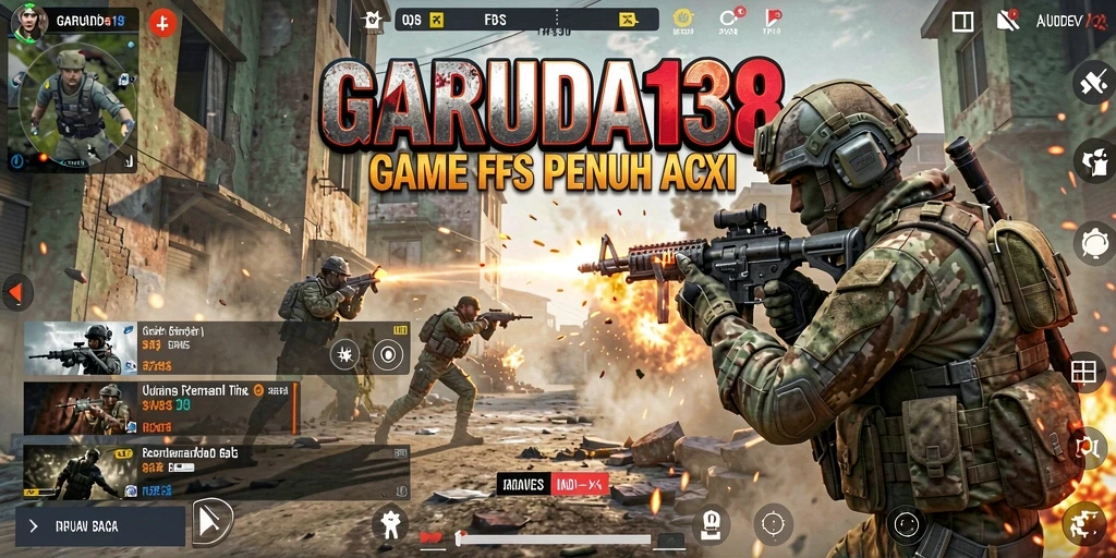 Tangkapan layar menunjukkan pertempuran intens di <strong>GARUDA138</strong>.
