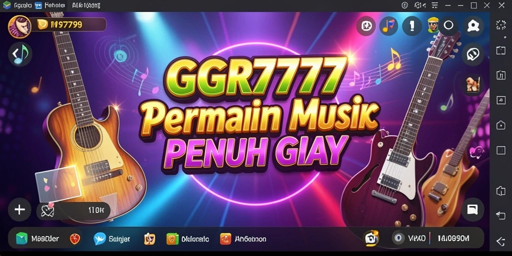 Tampilan gameplay GGR7777 yang mengasyikkan dan penuh warna.