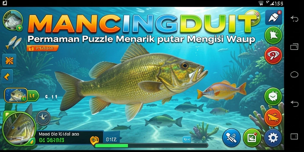 Tampilan gameplay MANCINGDUIT dengan tantangan Puzzle yang menarik.