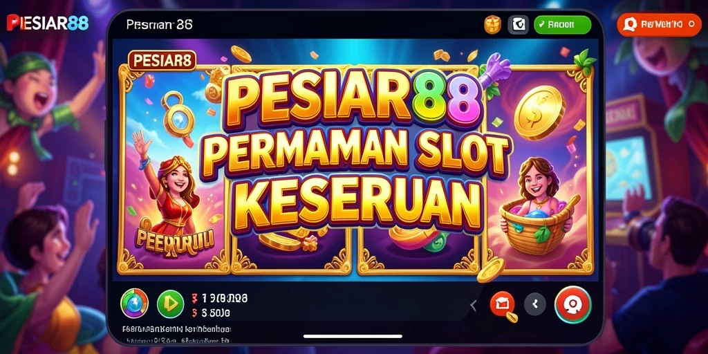 Screenshot utama PESIAR88 menampilkan gameplay Slot yang menarik dan interaktif.